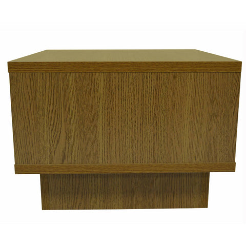 Watsons - Side Bedroom Table Storage Cabinet - Oak