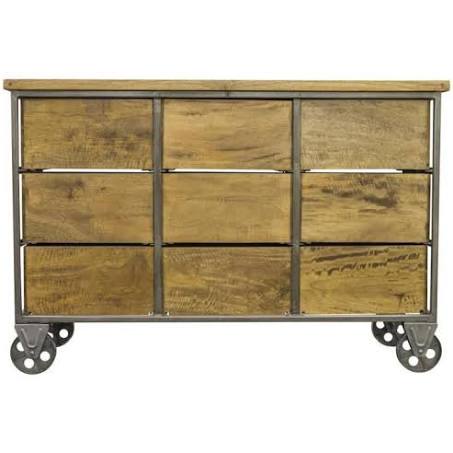 Factory 9 Drawer Chest