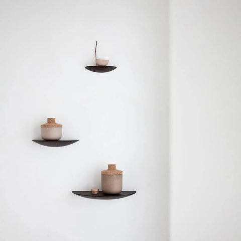 Menu - Large Dark Oak Gridy Fungi Shelf