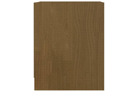 vidaXL Bedside Cabinets 2 Pcs Honey Brown 35.5x33.5x41.5 cm Solid