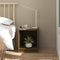 vidaXL Bedside Cabinets 2 Pcs Honey Brown 35.5x33.5x41.5 cm Solid