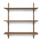 Ferm Living Sector Shelf - Oak/Black Brass