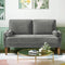 Small 2 Seater Sofa, Comfy Sofa Couch with Spring Cushion George Oliver Fabric ...