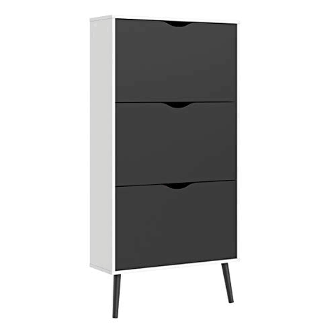Furniture To Go | Oslo Chest of 4 Drawers (2+2) in White and Oak