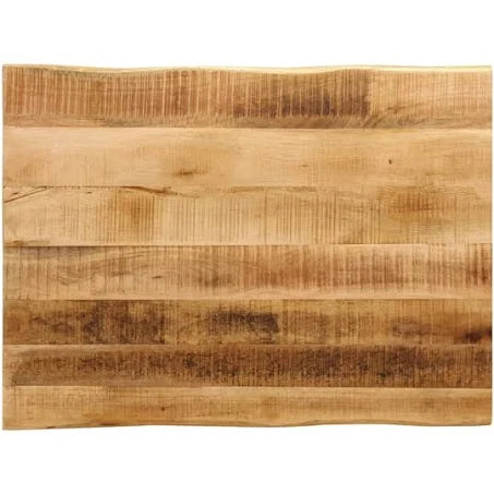 vidaXL Table Top Live Edge 90x60x2.5 cm Solid Wood Rough Mango