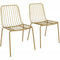 Caden Wire Dining Chair Gold