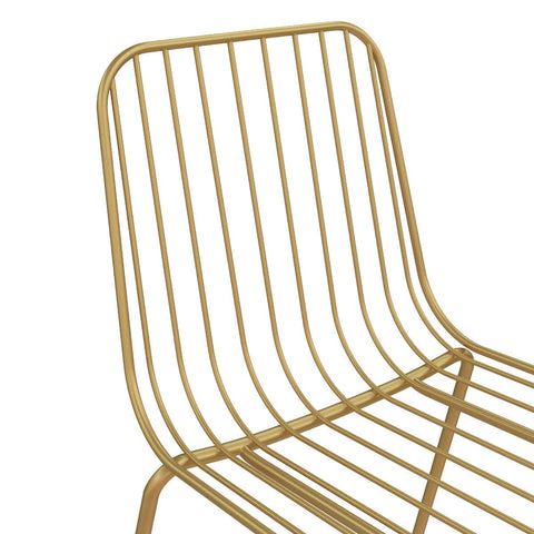 Caden Wire Dining Chair Gold