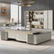 Luxury Office Desks L Shaped Schreibtisch Boss Executive Office Table Bureau ...