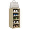 vidaXL Shoe Cabinet Sonoma Oak 31.5x35x70 cm Engineered Wood