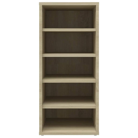 vidaXL Shoe Cabinet Sonoma Oak 31.5x35x70 cm Engineered Wood