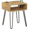 vidaXL Bedside Table Solid Mango Wood 40x34x47 cm