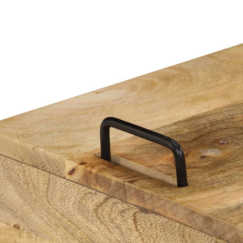 vidaXL Bedside Table Solid Mango Wood 40x34x47 cm