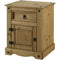 Mercers Furniture Corona Grey Wax Pot Cupboard Bedside Cabinet