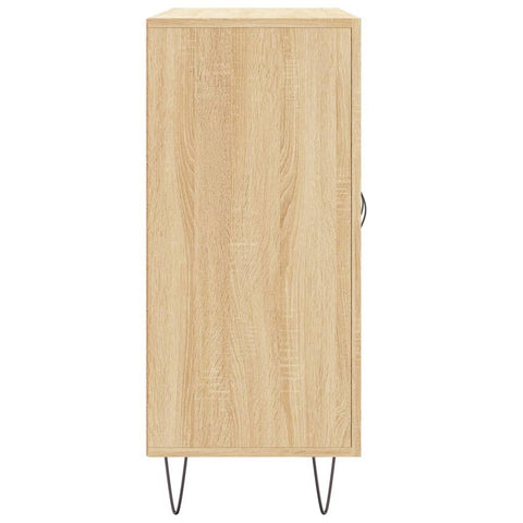 vidaXL Sideboard Black 90x34x80 cm Engineered Wood