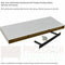 Core Products Hudson Floating Shelf Kit, 90cm, Gloss White