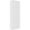 vidaXL 5-Tier Book Cabinet White 60x24x175 cm Chipboard
