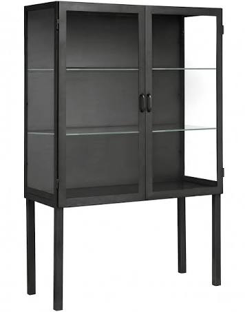 Nordal - Large Display Cabinet - Black