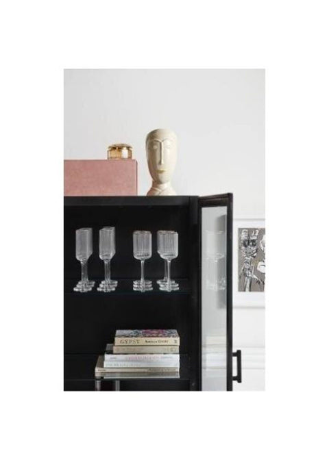Nordal - Large Display Cabinet - Black