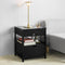 SoBuy FRG258-SCH, Bedside Table with 2 Drawers, Night Table Stand