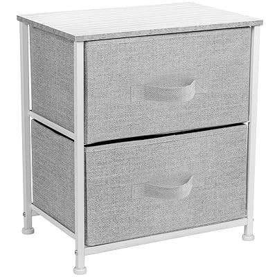 Sorbus Nightstand With 2 Drawers - Bedside Furniture & Night Stand End Table ...