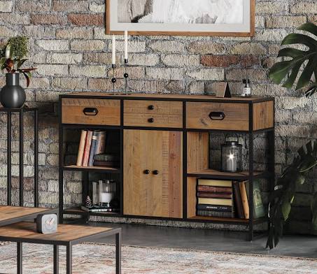 Baumhaus Ooki - Large Console Table With Doors