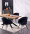 Vittorio Lux Velvet Dining Chair With Padded Seat | Tufted | Modern