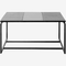 MUUBS Austin Square Coffee Table 45x90 cm - Coffee Tables Iron Black - 8270002146