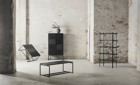 MUUBS Austin Square Coffee Table 45x90 cm - Coffee Tables Iron Black - 8270002146