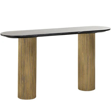 Layton Black & Gold Console Table