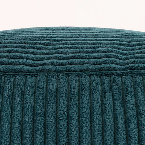 Icon - Theo Cord Bean Bag Pouffe Footstool Bean Bags - Teal