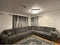 9 Seater Vegas Modular Corner Sofa Full Back Grey - 6 Seater