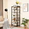 HOOBRO 8 Tier Shoe Rack, Narrow Shoe Storage Organizer with 7 Metal Shelves ...