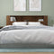 vidaXL Headboard Cabinet Brown Oak 200x18.5x104.5 cm