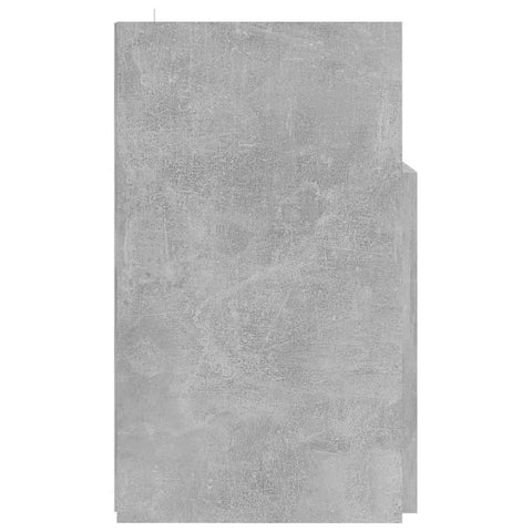 vidaXL TV Cabinet with LED Lights Concrete Grey 120x30x50 cm