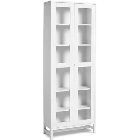 Mavis Falsterbo Cabinet 190 cm Glass Doors - Cupboards & Display Cabinets Birch ...