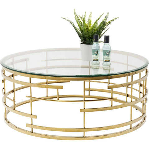 Coffee Table Jupiter Gold Ø100cm Kare Design