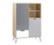 Seconique Bergen Tall Sideboard Wine Rack from bedsdirectuk