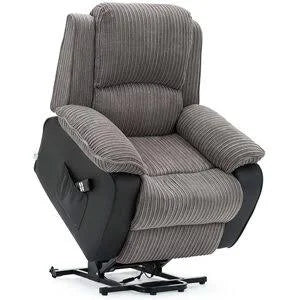 More4Homes - Postana Jumbo Cord Fabric Electric Reclining Armchair Recliner Chair ...