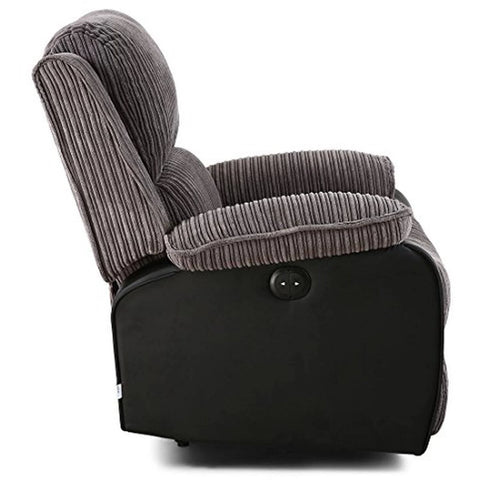 More4Homes - Postana Jumbo Cord Fabric Electric Reclining Armchair Recliner Chair ...