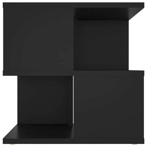 vidaXL Side Table Black 40x40x40 cm Chipboard