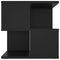 vidaXL Side Table Black 40x40x40 cm Chipboard