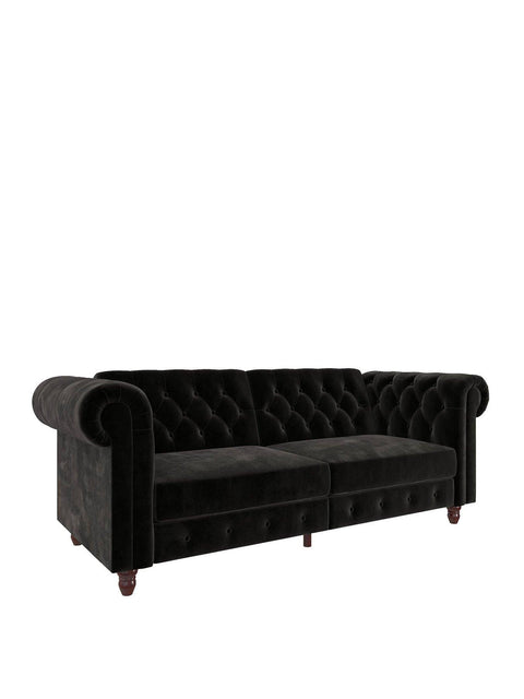 Felix Chesterfield Velvet Sofa Bed - Dorel