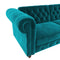 Felix Chesterfield Velvet Sofa Bed - Dorel