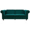 Felix Chesterfield Velvet Sofa Bed - Dorel