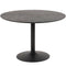 Ibiza Round Dining Table in Black Ash