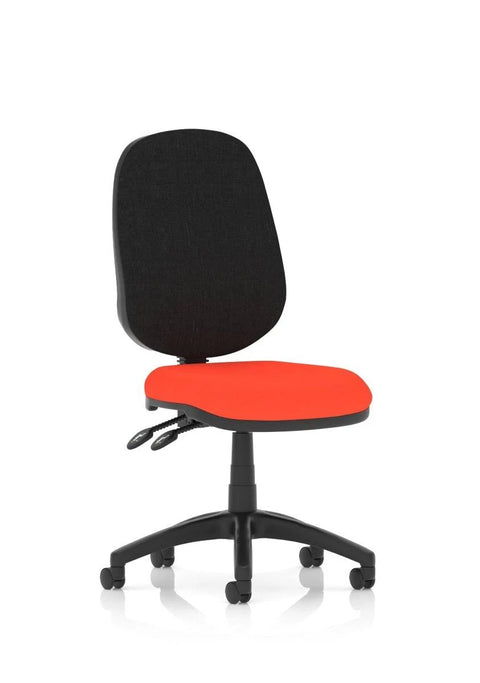 Eclipse Plus II Lever Task Operator Chair Black with Loop Arms