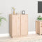 vidaXL Sideboard 60x35x80 cm Solid Wood Pine
