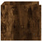 vidaXL Wall Shelf Smoked Oak 70.5x35x30.5 cm Engineered Wood
