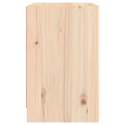 vidaXL Bedside Cabinet 40x31x50 cm Solid Pinewood