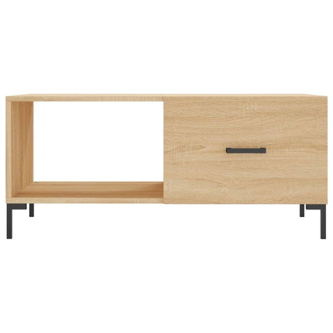 vidaXL Coffee Table Sonoma Oak 90x50x40 cm Engineered Wood